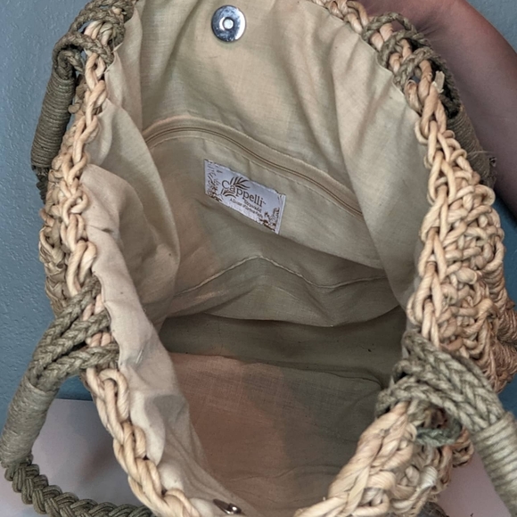 Cappelli Straw World woven shoulder tote - Picture 4 of 4